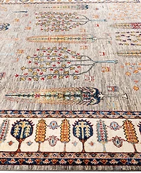 Adorn Hand Woven Rugs Tribal M1999 8'4"x10'4" Area Rug
