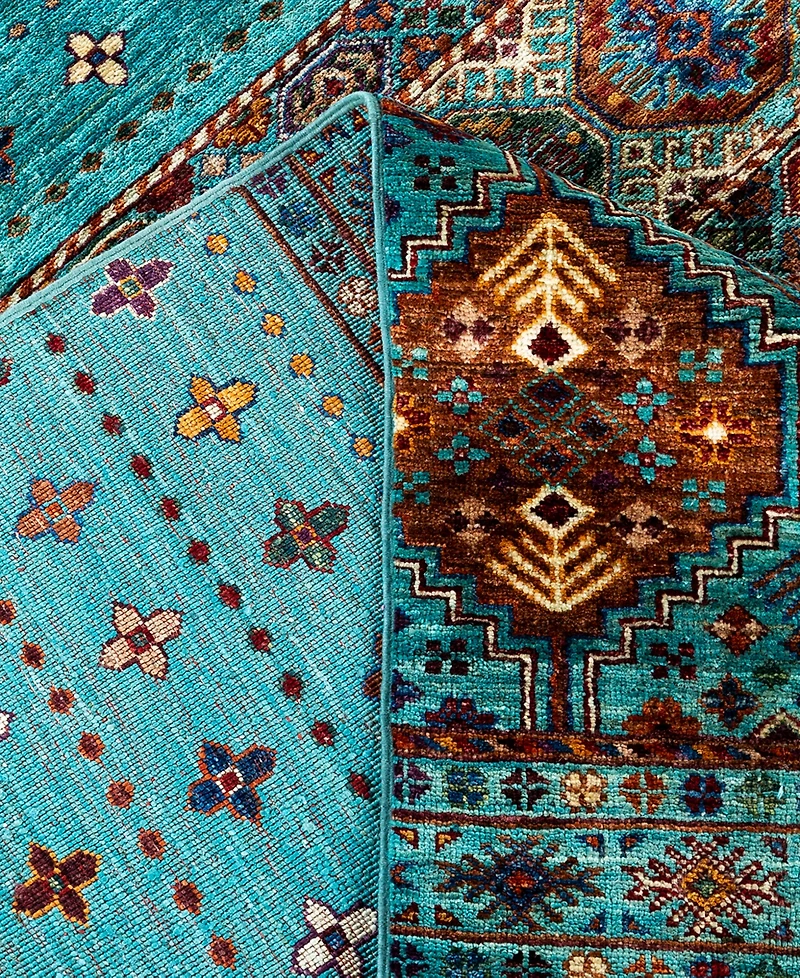 Adorn Hand Woven Rugs Tribal M1999 8'2"x10'2" Area Rug