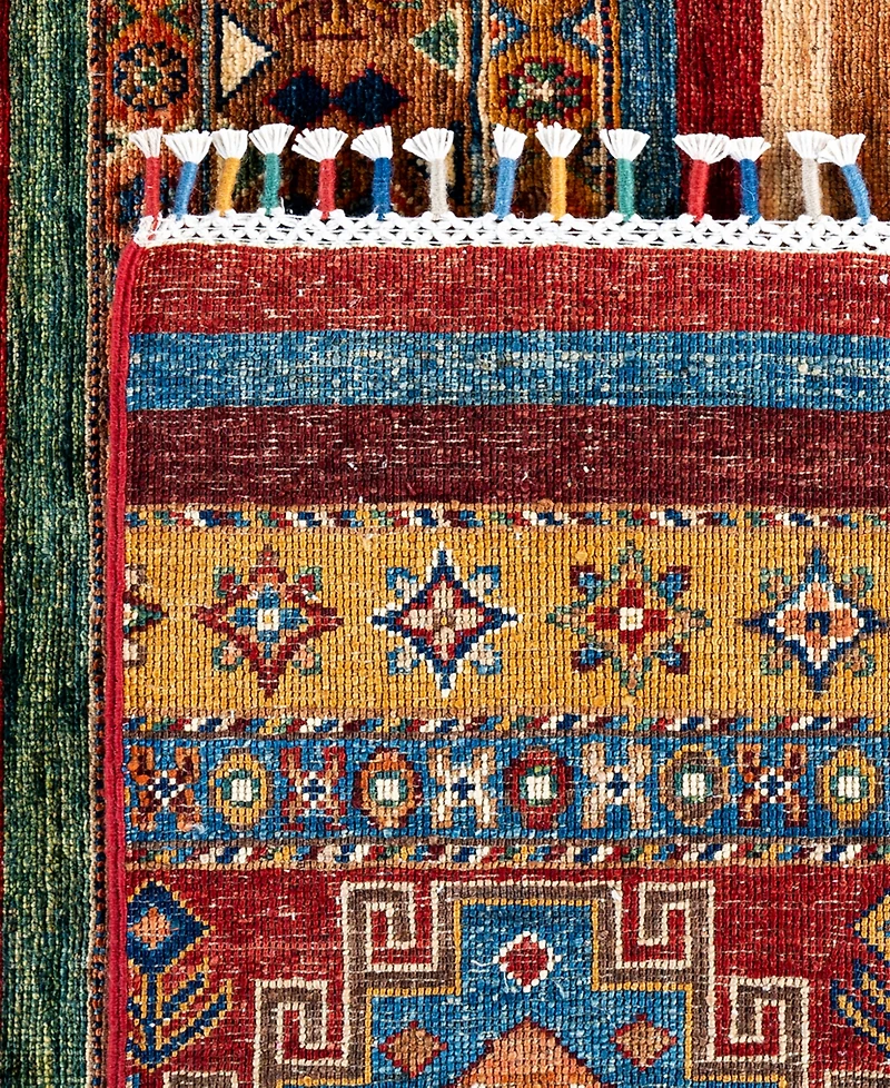 Adorn Hand Woven Rugs Tribal M1999 9'1"x12'1" Area Rug