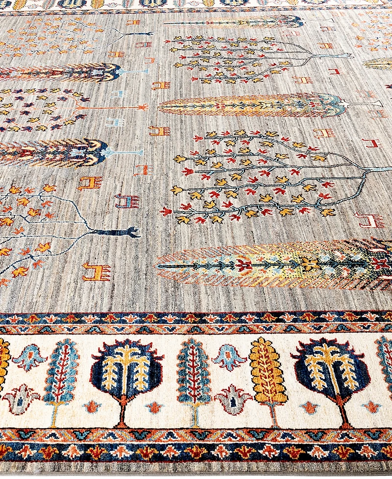 Adorn Hand Woven Rugs Tribal M1999 9'x11'9" Area Rug