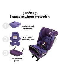 Diono Radian 3RXT Max SafePlus All-in-One Convertible Car Seat, Purple Wildberry