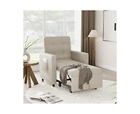 gaomon Sofa Bed Sleeper Chair, 3-in-1 Convertible Pull Out Sofa Bed with Adjustable Backrest