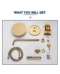 Casainc PureEssence Pressure-Balanced (Temperature And Volume) All-In-One Kit with Rough in-Valve
