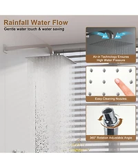 Casainc Single Handle 1-Spray Thermostatic 4-function Shower Faucet