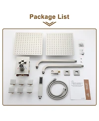 Casainc Single Handle 1-Spray Thermostatic 4-function Shower Faucet