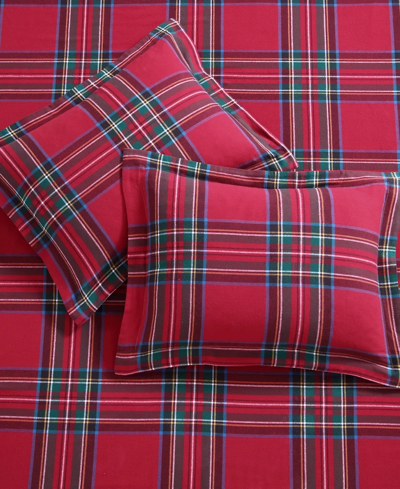 Levtex Spencer Plaid Flannel 3-Pc. Duvet Cover Set, Full/Queen