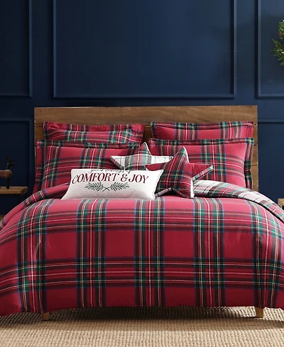 Levtex Spencer Plaid Flannel 3-Pc. Duvet Cover Set, King