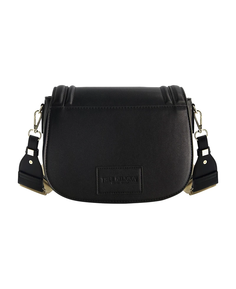 True Religion Women's Crossbody Bag with Branded Logo Detail