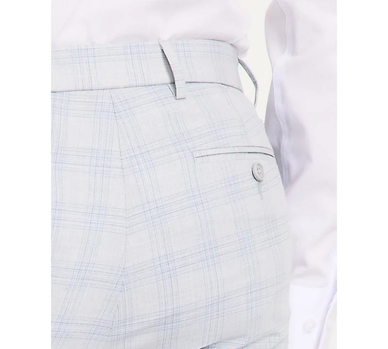 Tommy Hilfiger Mens Modern Fit Light Grey Dress Pant
