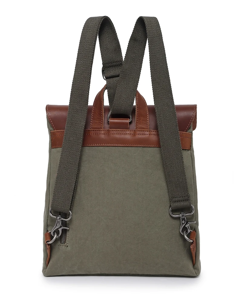 Tsd Brand Cooper Convertible Canvas Backpack