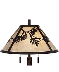 Franklin Iron Works Rustic Western 66" Tall Standing Floor Lamp Column Pull Chain Bronze Metal Living Room Bedroom House Reading Office Home Decor Cab