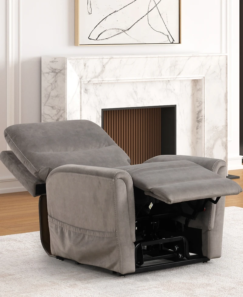 Furniture of America 33" Polyester Nightfall Power Recliner Lift Chair