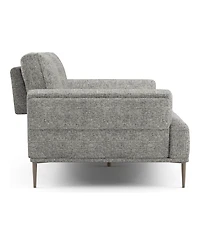 Furniture of America 81" Orlandi Chenille Flared Arm Sofa