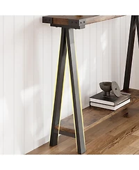 gaomon Farmhouse Console Table, 43.3" Entryway Table with Storage