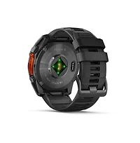 Garmin fenix 8 51mm, Amoled, Outdoor & Fitness Gps Smartwatch, Glass, Slate Gray Steel/Black, Black Band, Ww