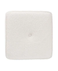 Baxton Studio Isaiah Modern and Contemporary Ivory Boucle Upholstered Ottoman