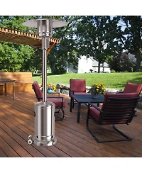 Sugift Garden Propane Standing Lp Gas Steel Accessories Heater