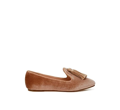 Tromso Iconic Tassel Detail Velvet Loafers