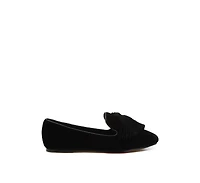 Tromso Iconic Tassel Detail Velvet Loafers