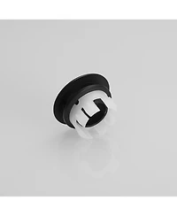 Greenspring Bathroom Sink Overflow Cover Matte Black Brass Basin Vanity Ceramic Vessel Kitchen Trim Replacement Round Caps Dual Layer Insert