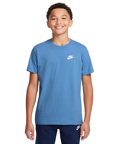 Nike Big Kids Sportswear Embroidered Logo Graphic T-Shirt