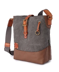 Tsd Brand Redwood Canvas Crossbody Bag