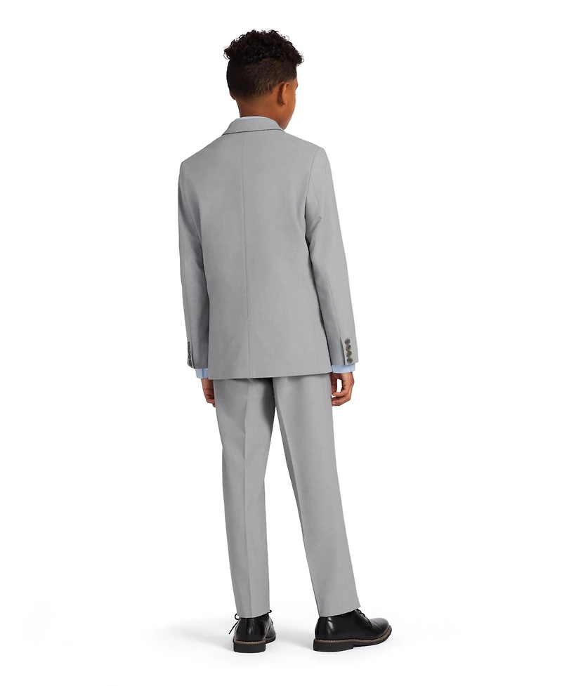 Calvin Klein Big Boys Slim Fit Machine Washable Stretch Suit Pants