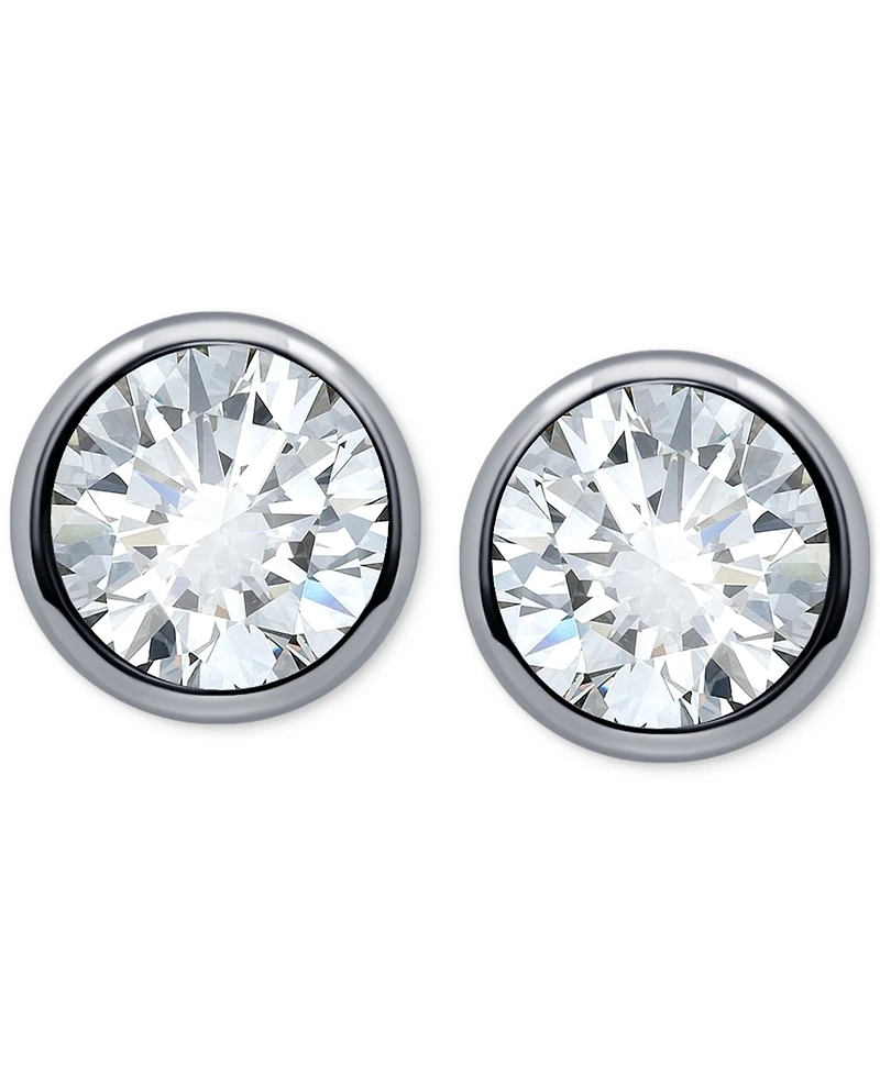 Giani Bernini Cubic Zirconia Solitaire Stud Earrings (3/4 ct. t.w.) Sterling Silver or 18k Gold Over Silver, Exclusively at Macy's