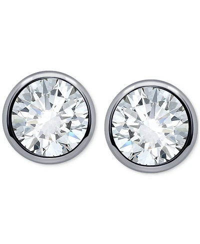 Giani Bernini Cubic Zirconia Solitaire Stud Earrings (3/4 ct. t.w.) Sterling Silver or 18k Gold Over Silver, Exclusively at Macy's