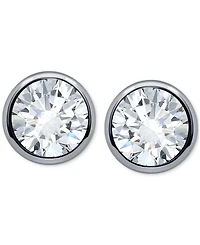 Giani Bernini Cubic Zirconia Solitaire Stud Earrings (3/4 ct. t.w.) Sterling Silver or 18k Gold Over Silver, Exclusively at Macy's