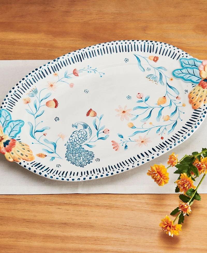 Fitz and Floyd Gracie Platter with Handles