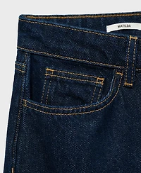 Mango Women's Matilda Medium-Rise Straight-Fit Jeans