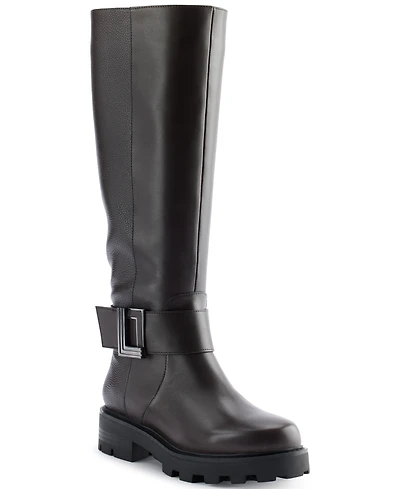 Karl Lagerfeld Paris Women's Meara 50/50 Almond Toe Band Boots