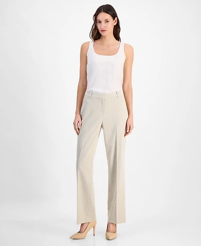 Anne Klein Women's High-Rise Wide-Leg Pants