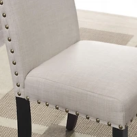 Set of 2 Counter Height Stools with Nailhead Trim-The Pop Home