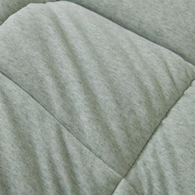 Sweater Weather Yoga - Coma Inducer Oversized Comforter - Moss Gray Stripe