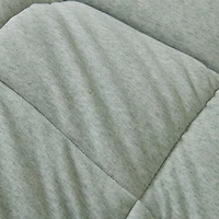 Sweater Weather Yoga - Coma Inducer Oversized Comforter - Moss Gray Stripe