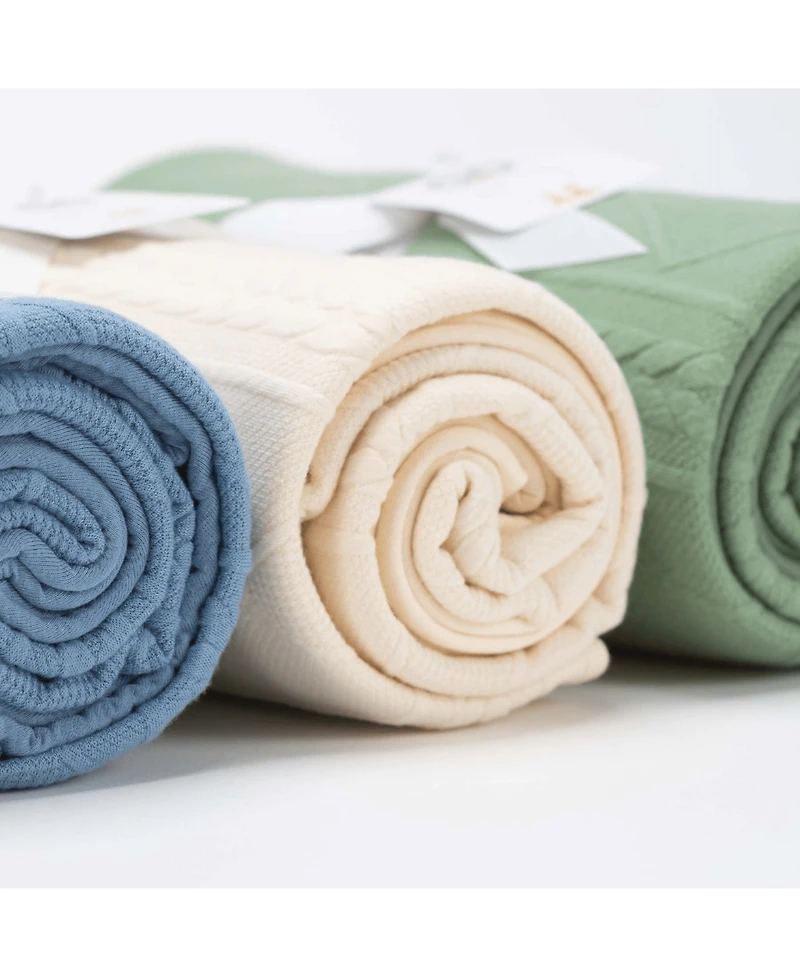 GooseWaddle Lavender Knit Blanket