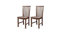 Gouun Set of 2 Dining Chairs with Solid Wooden Legs