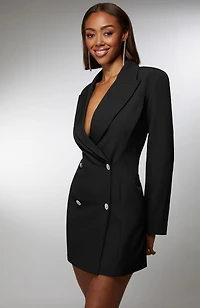 Bebe Women's x Ciara Bold Blazer Dress