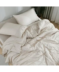 Doz by Sijo Cooling Bamboo Duvet Cover Set, 100% Viscose, Organically Grown