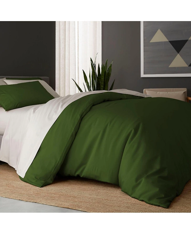 Doz by Sijo Cooling Bamboo Duvet Cover Set, 100% Viscose, Organically Grown