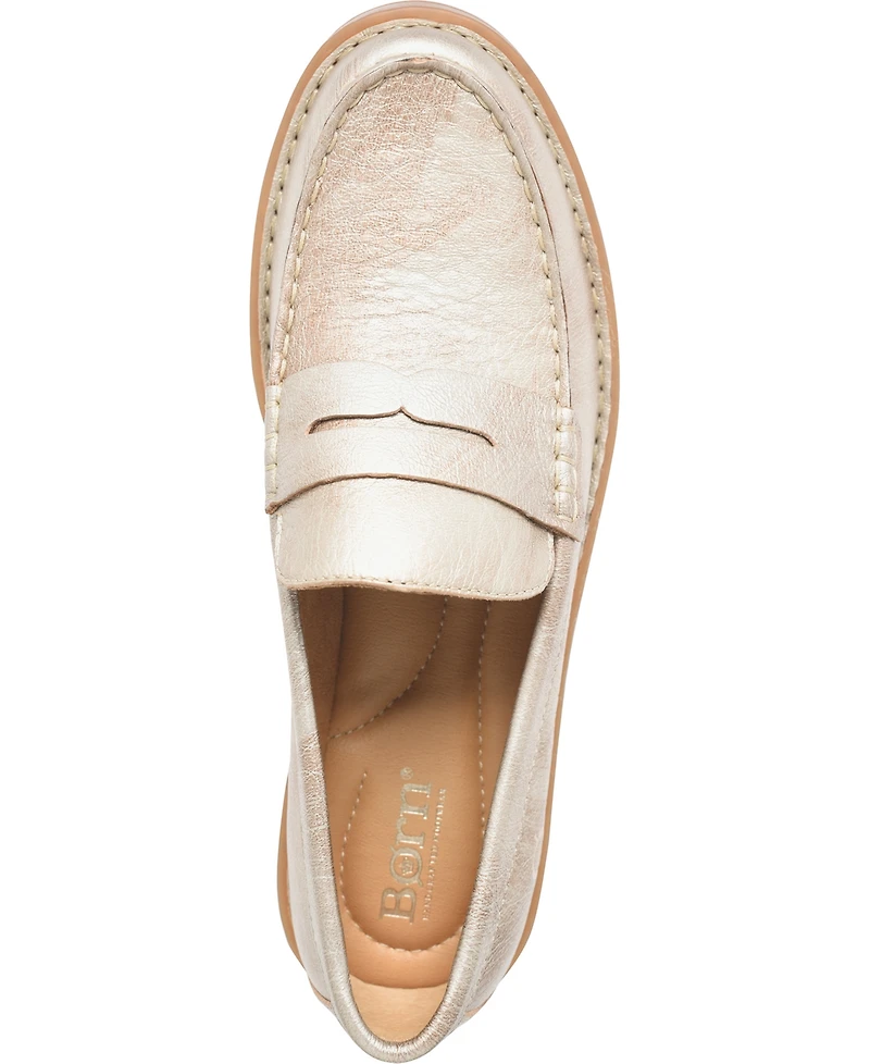 Born Women's Carrera Round Toe Loafer