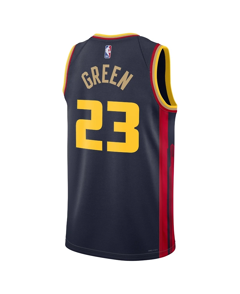 Nike Men's and Women's Navy Draymond Green Golden State Warriors 2024/25 City Edition Finished Swingman Jersey