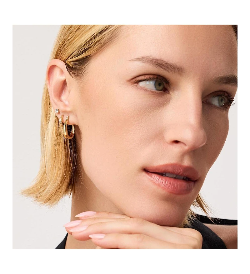 Ana Luisa Endless Gold Hoop Earrings - Venus