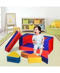 Gouun 4-in-1 Crawl Climb Foam Shapes Toddler Kids Playset