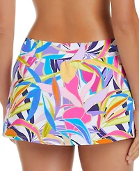 Bleu by Rod Beattie Women's Printed Swim Skirt Bottoms