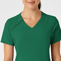 Wink Women's Renew Zip Accent Scrub Top