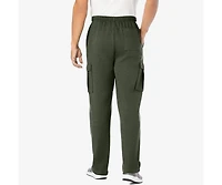 KingSize Big & Tall Fleece Cargo Sweatpants