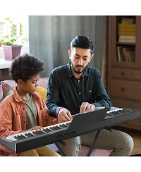 Skonyon 88 Key Digital Piano Keyboard Portable Electric Piano with 8 Accessories